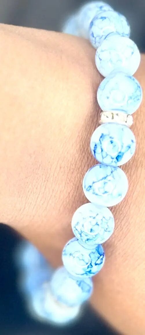 Azure Breeze Beaded Bracelet (1pc) Beaded bracelet 