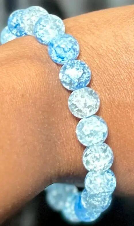 Crystal Cascade Ombré Bracelet (1pc) Beaded bracelet 7 in Blue 