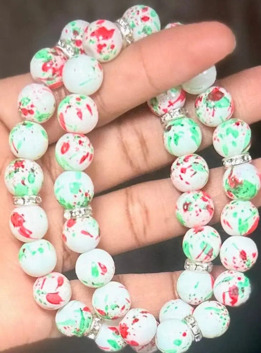 Festive Forest Beaded Bracelet (1pc) Beaded bracelet 