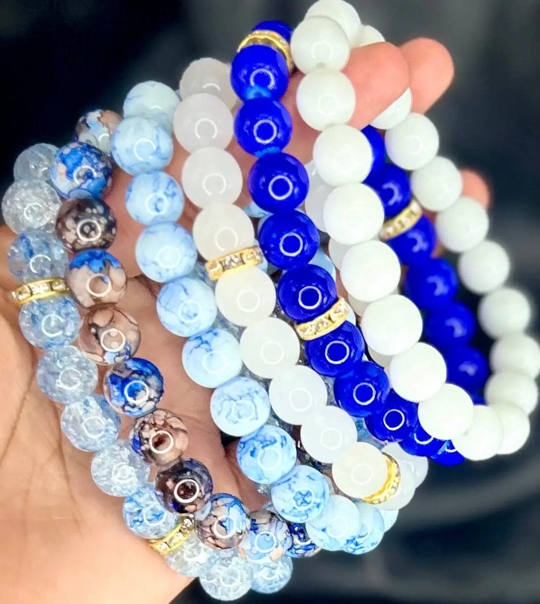 Stacks Beaded Bracelets Stack Bracelet True Blue 