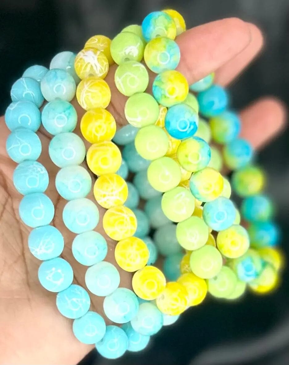 Stacks Beaded Bracelets Stack Bracelet Blue Lemonade 