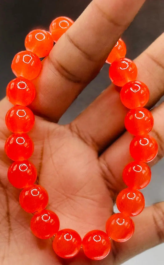 Tangerine Beaded Bracelet (1pc) Beaded bracelet 